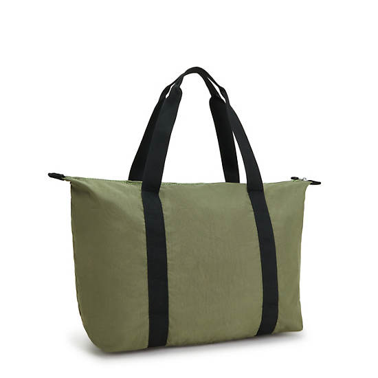 Bolso Tote Kipling Art Medium Lite Verde Oliva | MX 1452WN